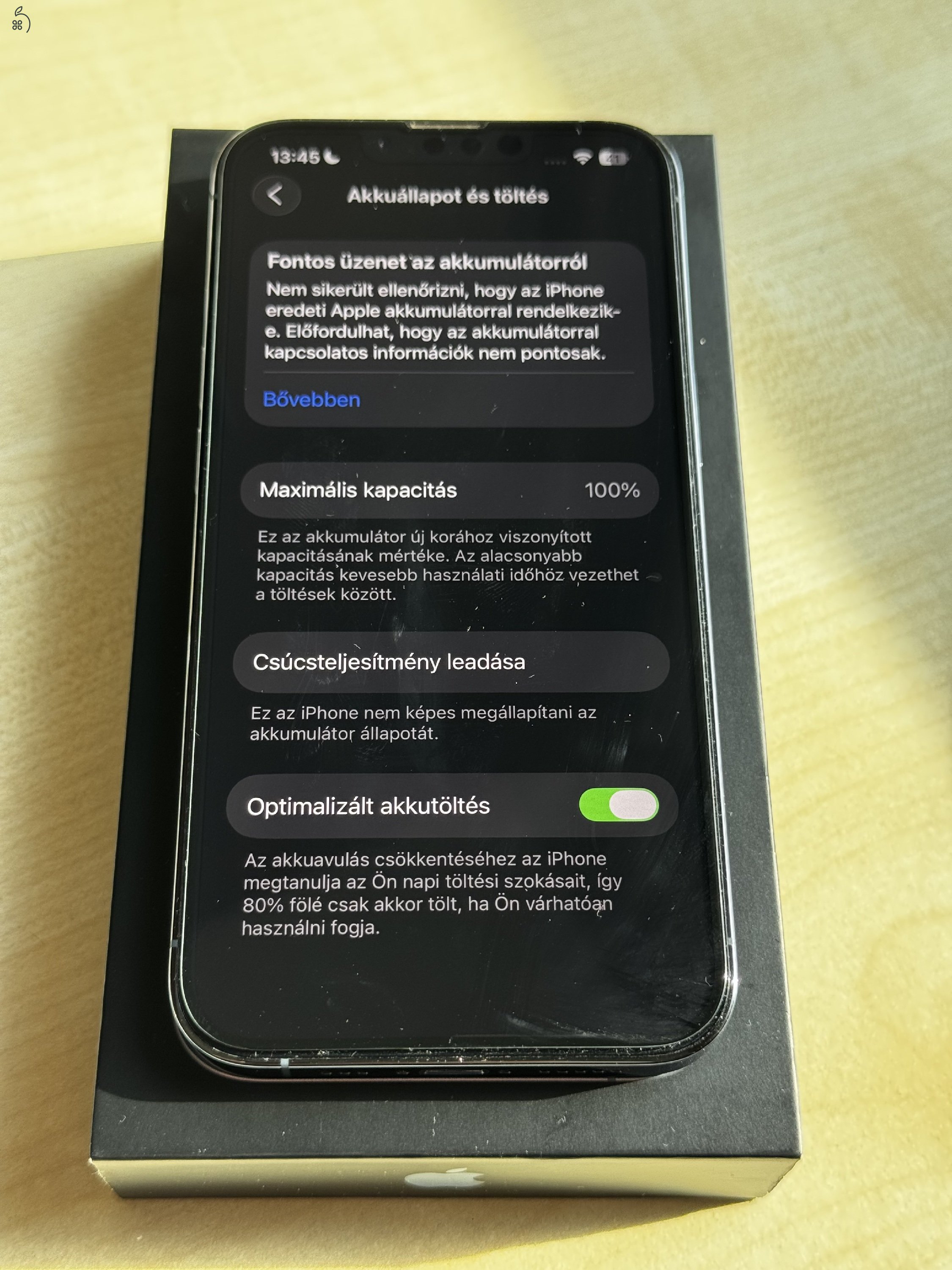 Eladó Sierra Blue iPhone 13 Pro