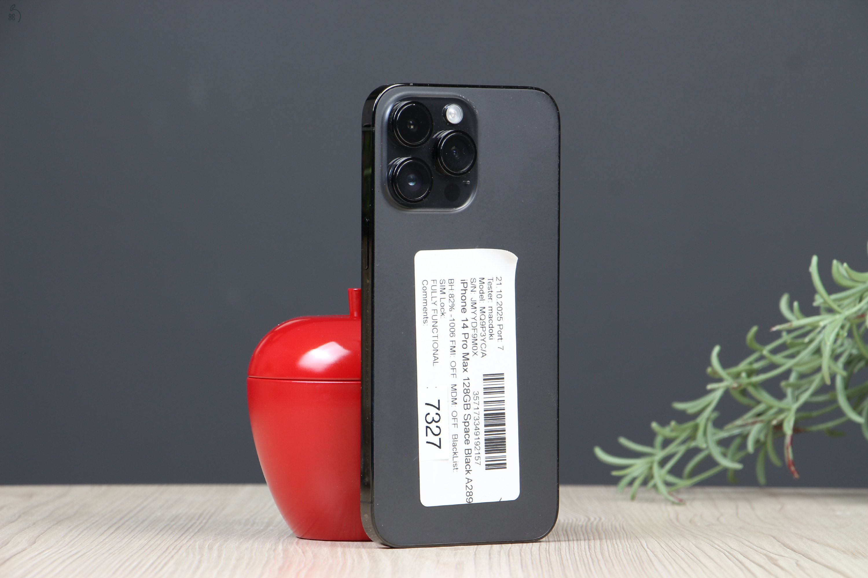 Apple iPhone 14 Pro Max 128GB Space Black C+ US-7327