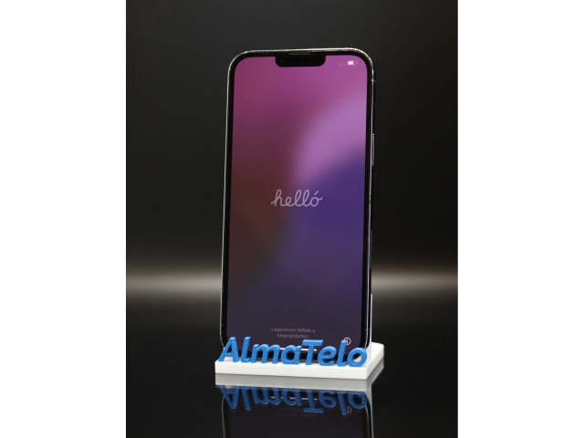 Apple iPhone 13 Pro Max 128 GB Sierra Blue 100% akku - 12 HÓ GARANCIA