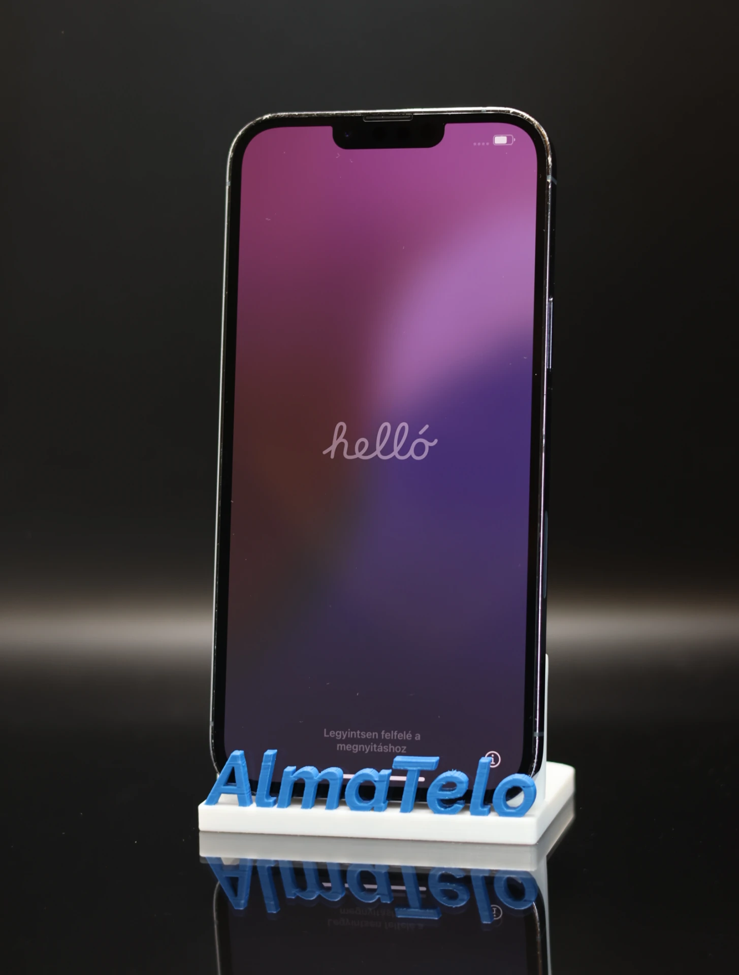 Apple iPhone 13 Pro Max 128 GB Sierra Blue 100% akku - 12 HÓ GARANCIA