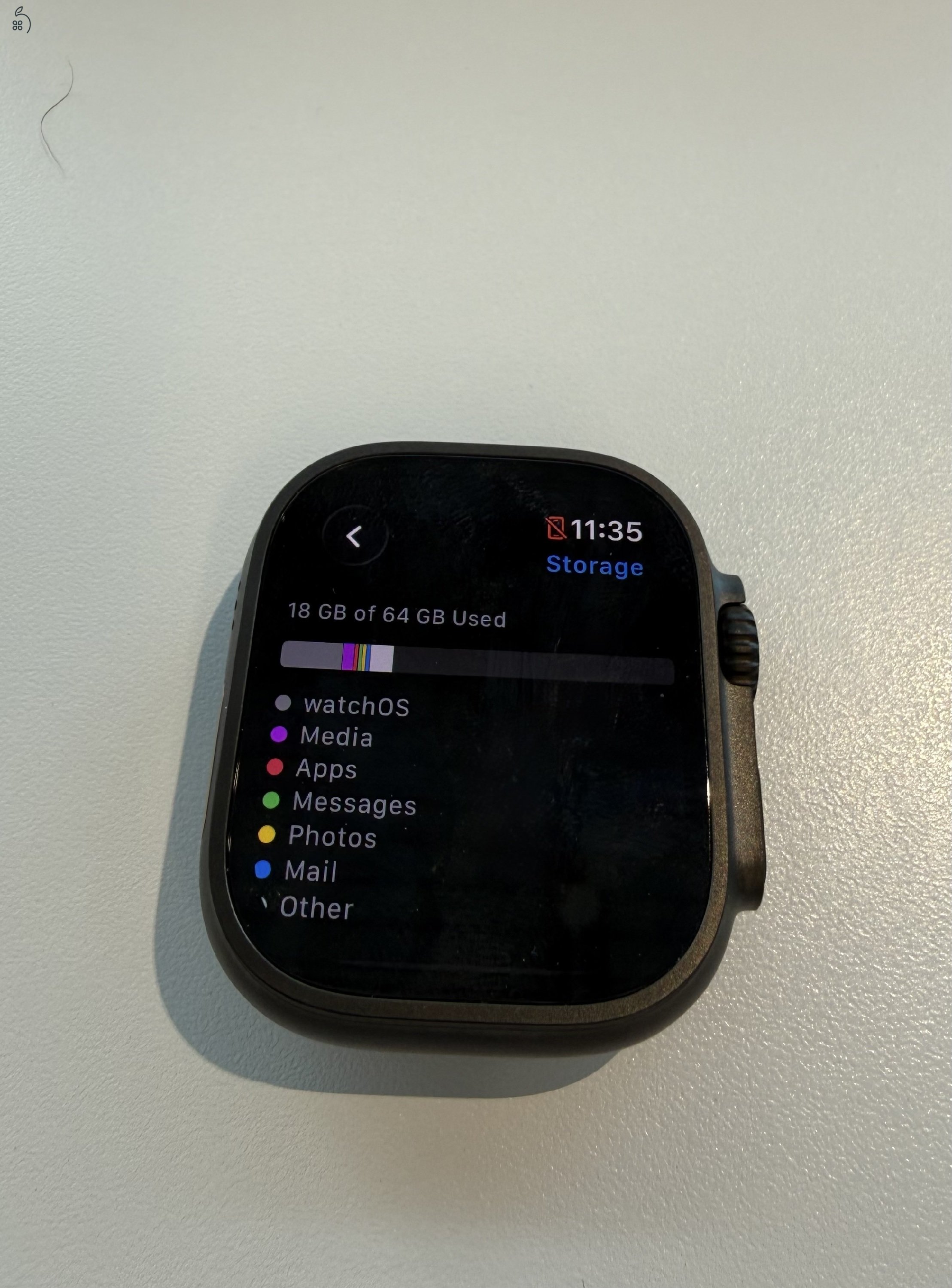 Apple Watch Ultra 2, 100% akksi, tokeletes allapot