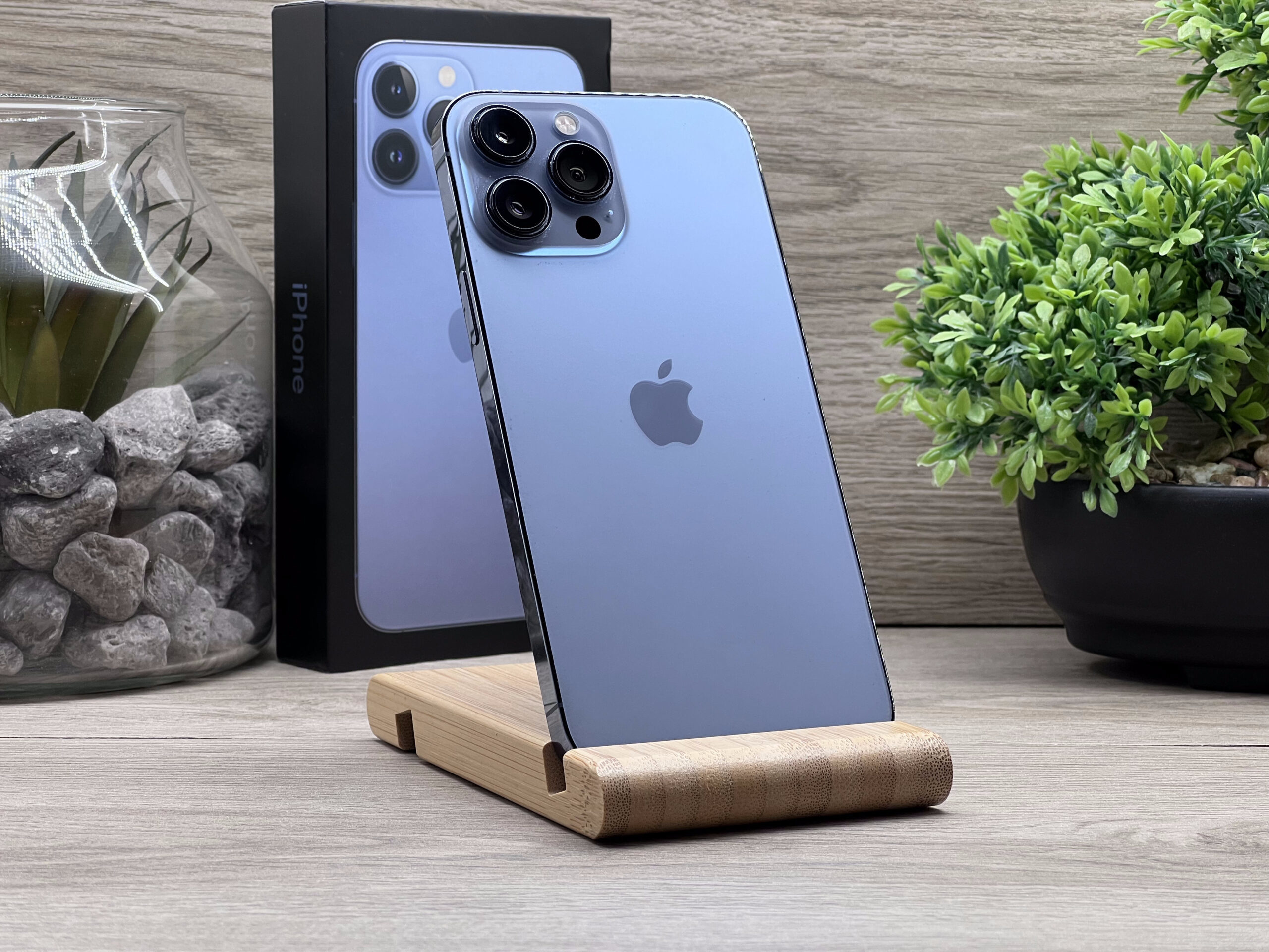 iPhone 13 Pro Max Sierra Blue 128GB 2 ÉV Garanciával Számlával 91% Akku