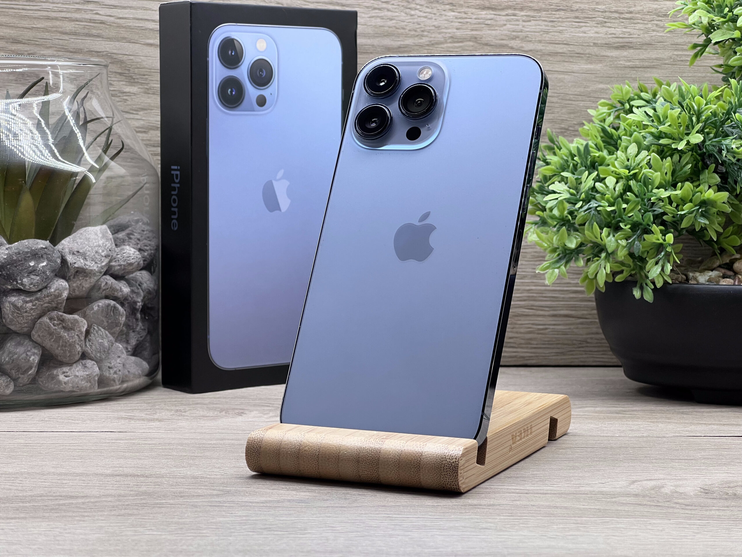 iPhone 13 Pro Max Sierra Blue 128GB 2 ÉV Garanciával Számlával 91% Akku