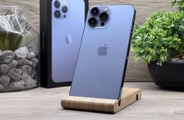 iPhone 13 Pro Max Sierra Blue 128GB 2 ÉV Garanciával Számlával 91% Akku