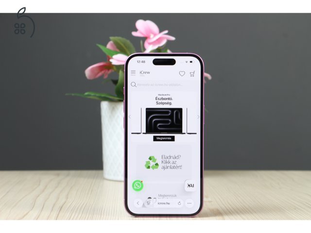 Apple iPhone 16 128GB rózsaszín C+ US-7234