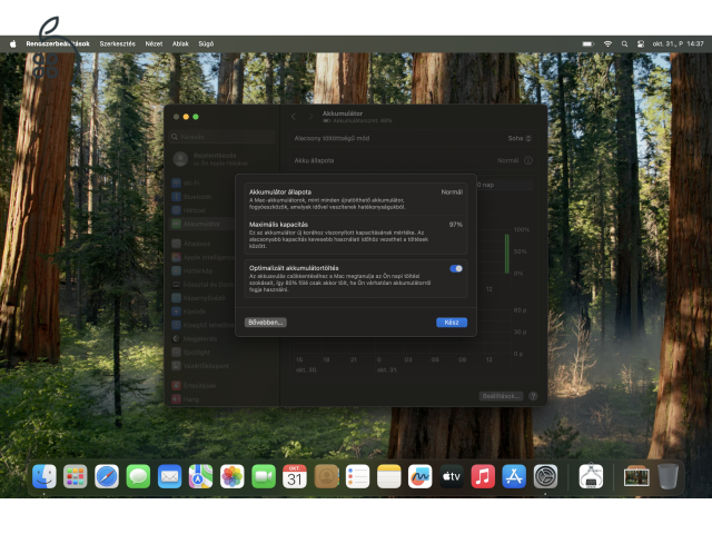 MacBook Air M2 / 8GB / 256GB SSD / Magyar / Midnight / 97% Aksi / Korrekt Áron Eladó