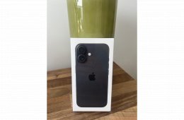 Új, bontatlan iPhone 16 128 GB fekete, magánszemélytől