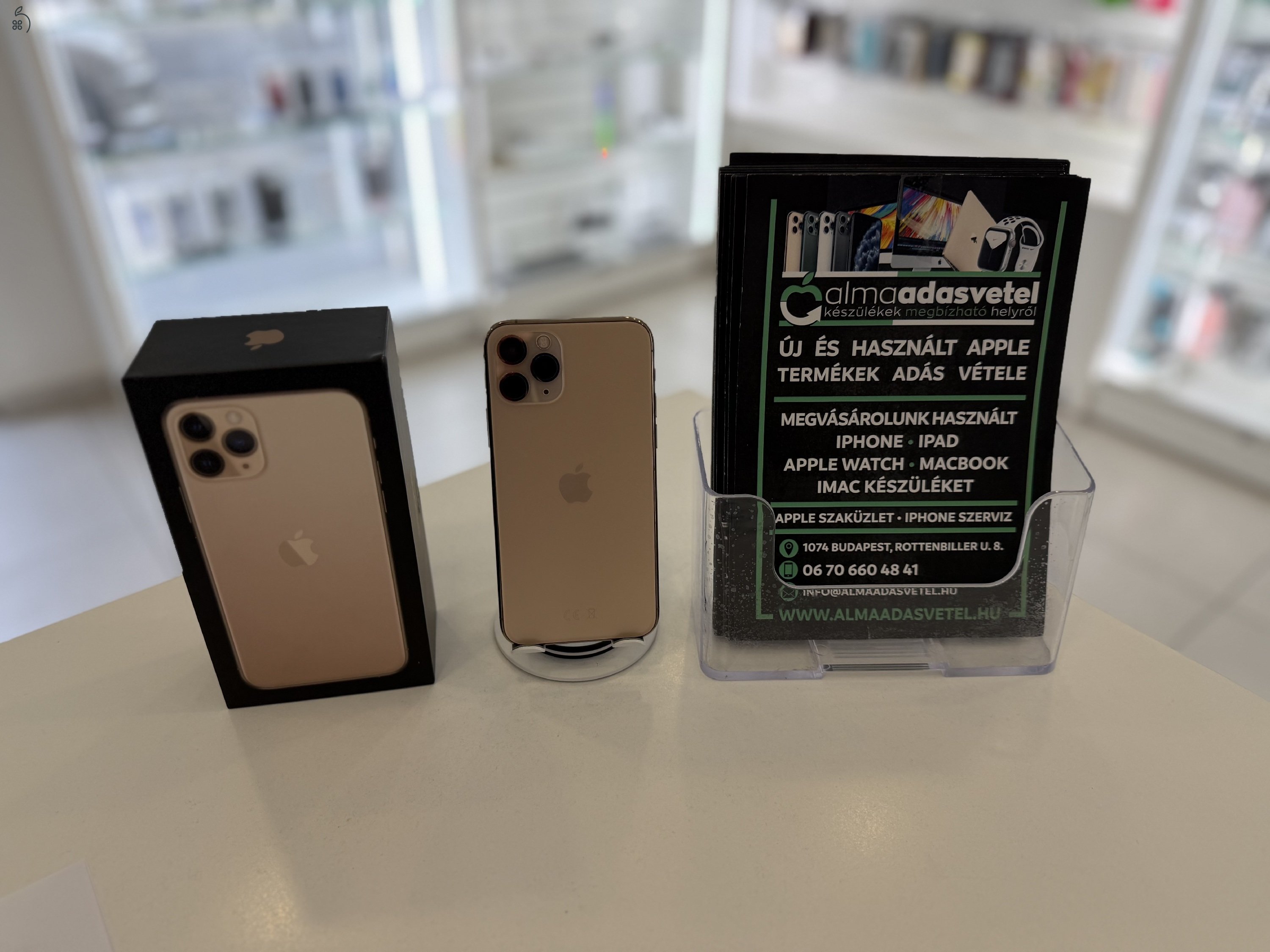 iPhone 11 Pro 64GB Független Újszerű/1-3 hónap gar./Akku 100%/p4534