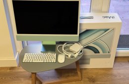 iMac M3, 16GB/512GB, zöld, magyar bill., 3 hó gar.!