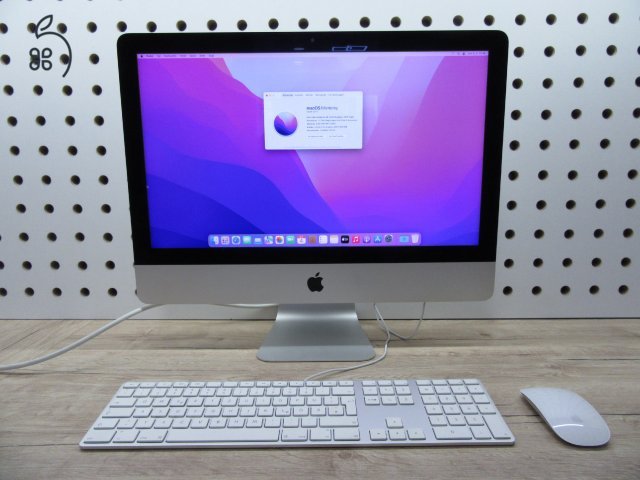 AKCIÓ!!! Apple iMac 21,5” 4K (Late 2015) – Retina 4K, P3 színtér – 8 GB RAM – 2 TB SSD – Használt, karcmentes – 3 hónap garancia