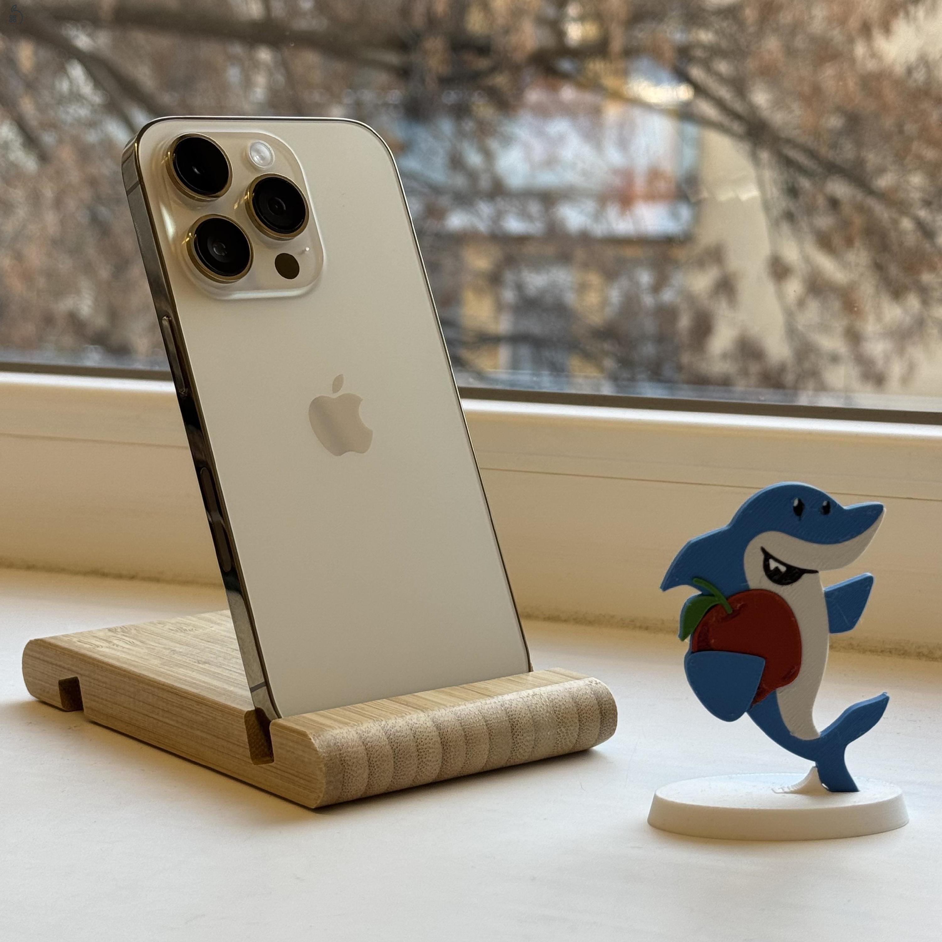 HIBÁTLAN iPhone 14 Pro 256GB Gold -1 ÉV GARANCIA - Kártyafüggetlen, MS3919