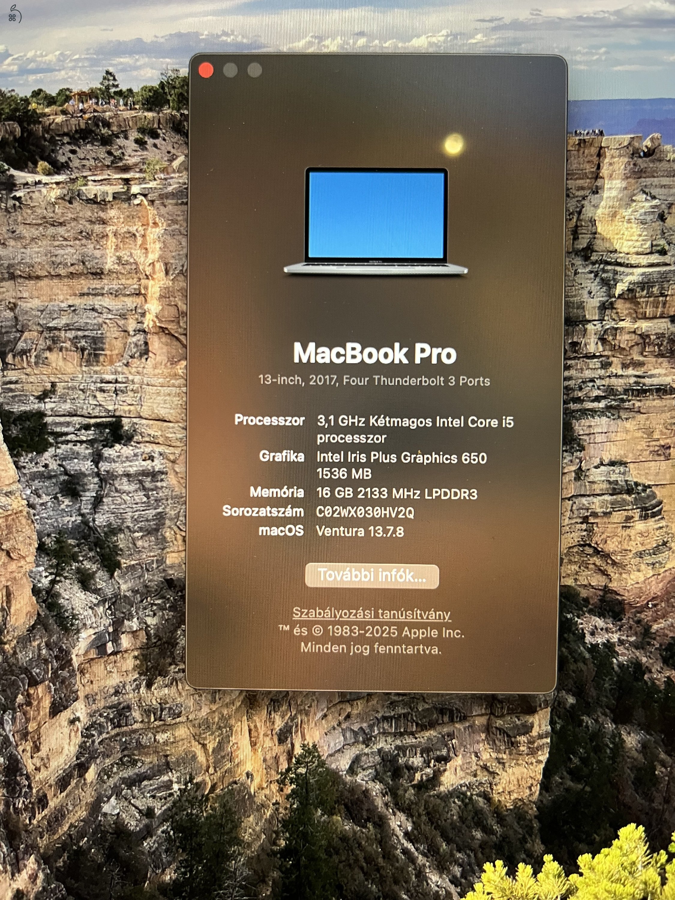MacBook Pro 13” 2017 Retina