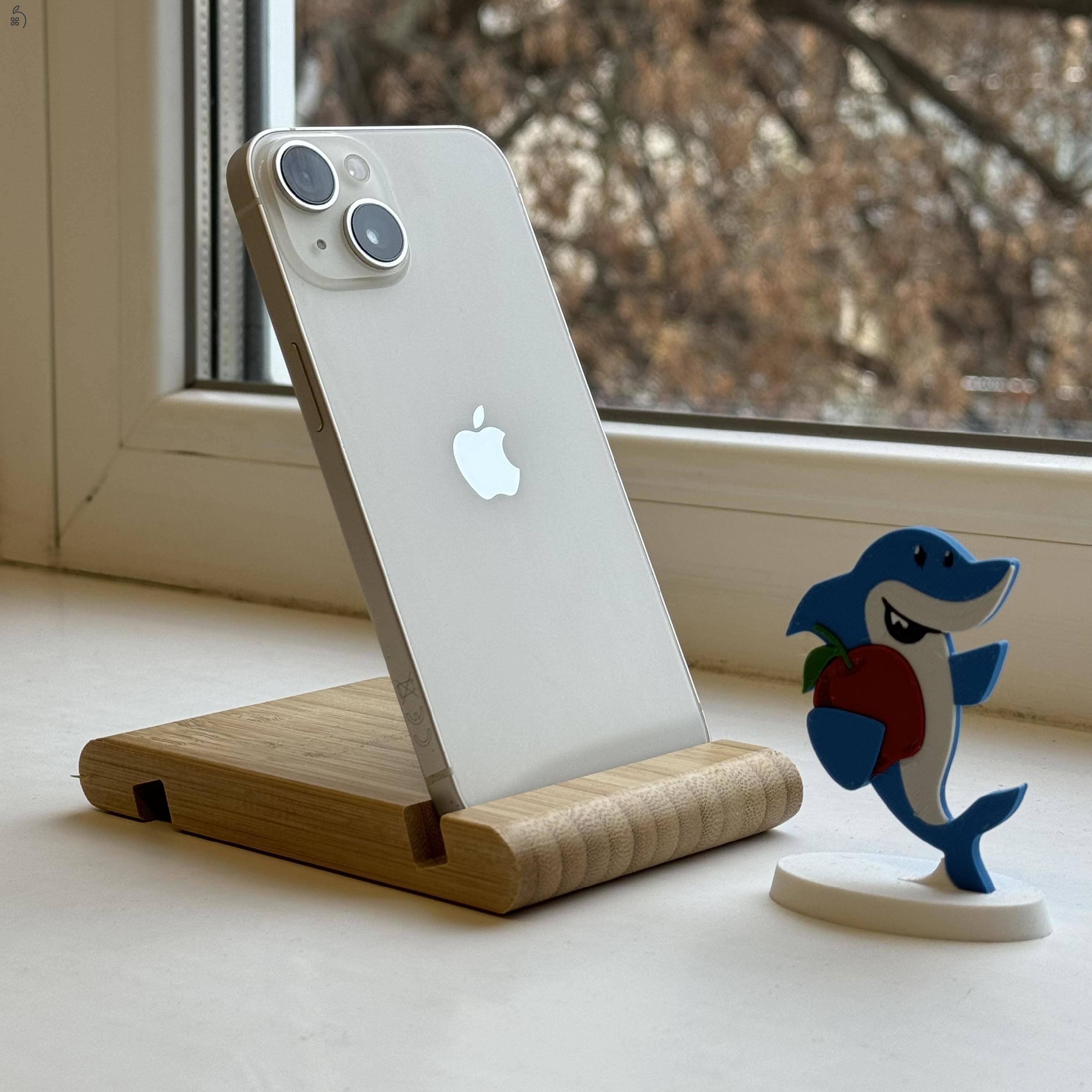 HIBÁTLAN iPhone 14 256GB Starlight -1 ÉV GARANCIA - Kártyafüggetlen, MS3799