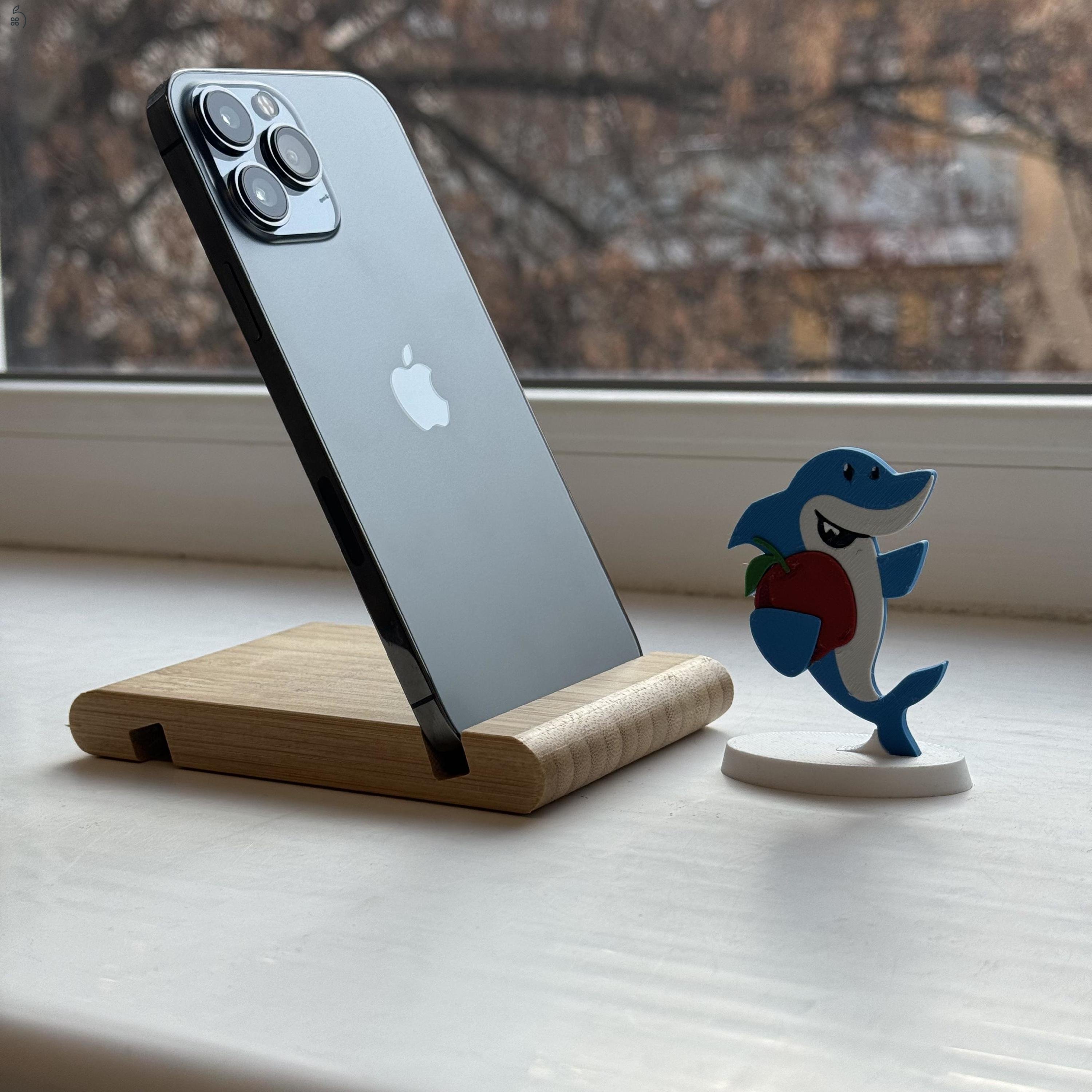 HIBÁTLAN iPhone 13 Pro Max 256GB Graphite -1 ÉV GARANCIA - Kártyafüggetlen, MS3756, 100% Akkumulátor