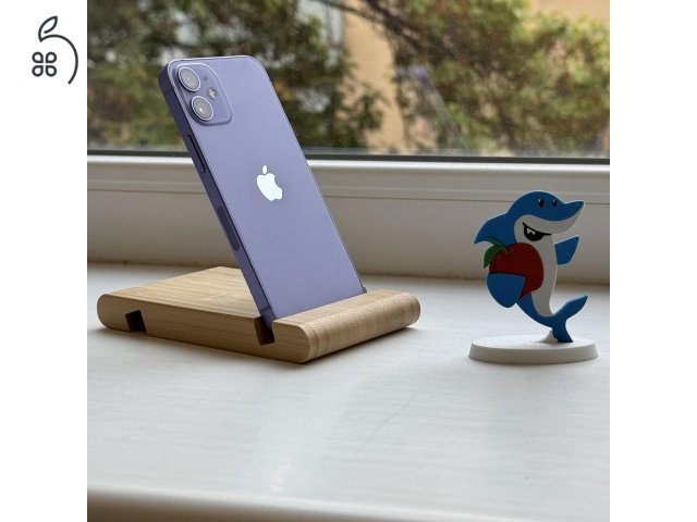 GYÖNYÖRŰ iPhone 12 mini 64GB Purple -1 ÉV GARANCIA - Kártyafüggetlen, MS3851