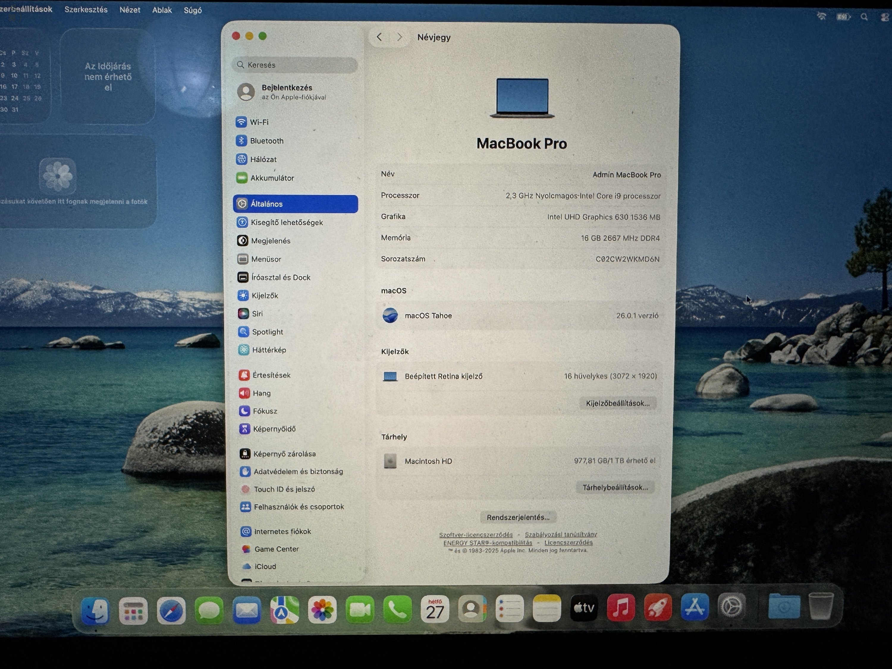 Macbook Pro 2019 1 TB