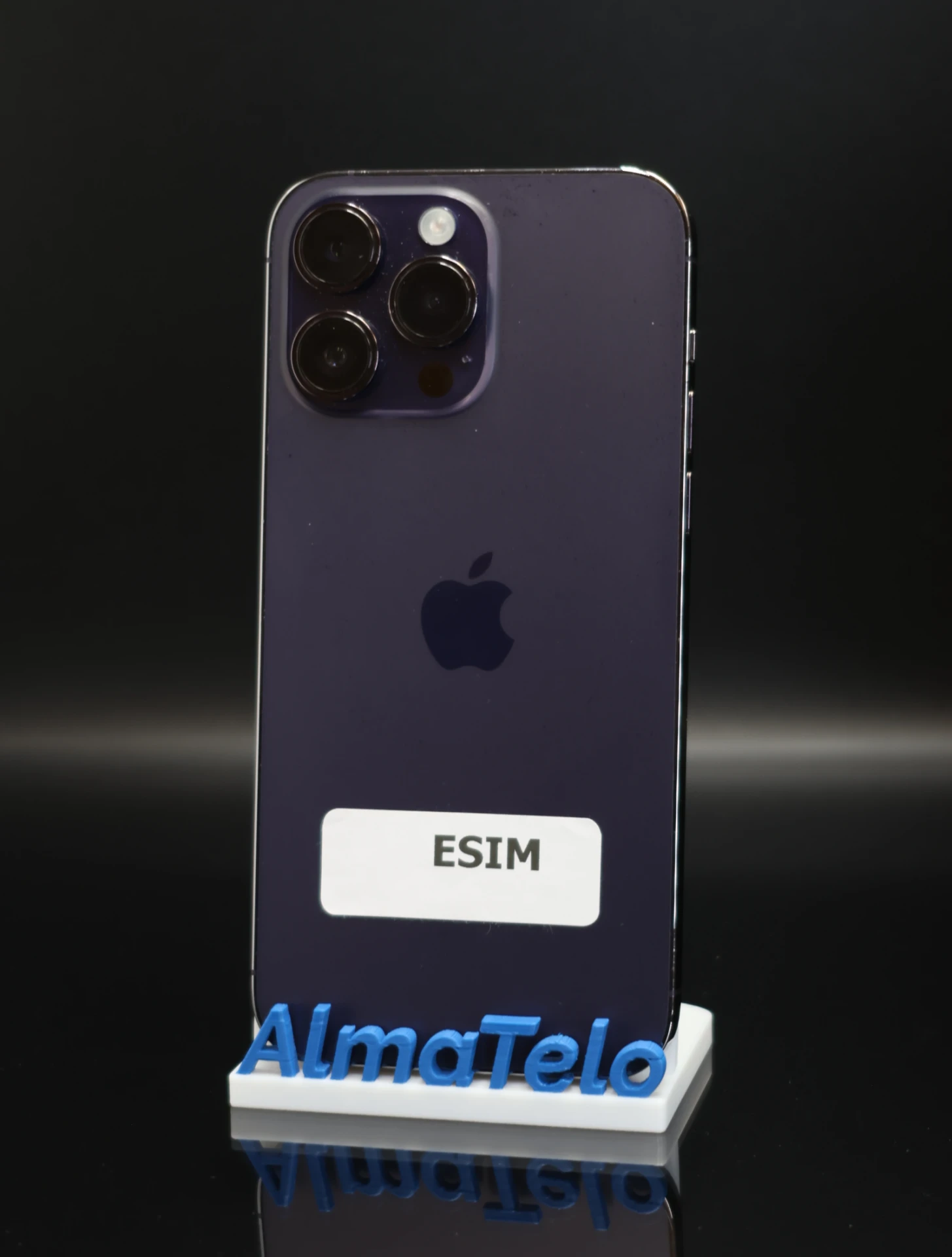 Apple iPhone 14 Pro Max eSIM 256 GB Deep Purple 100% akku - 12 HÓ GARANCIA