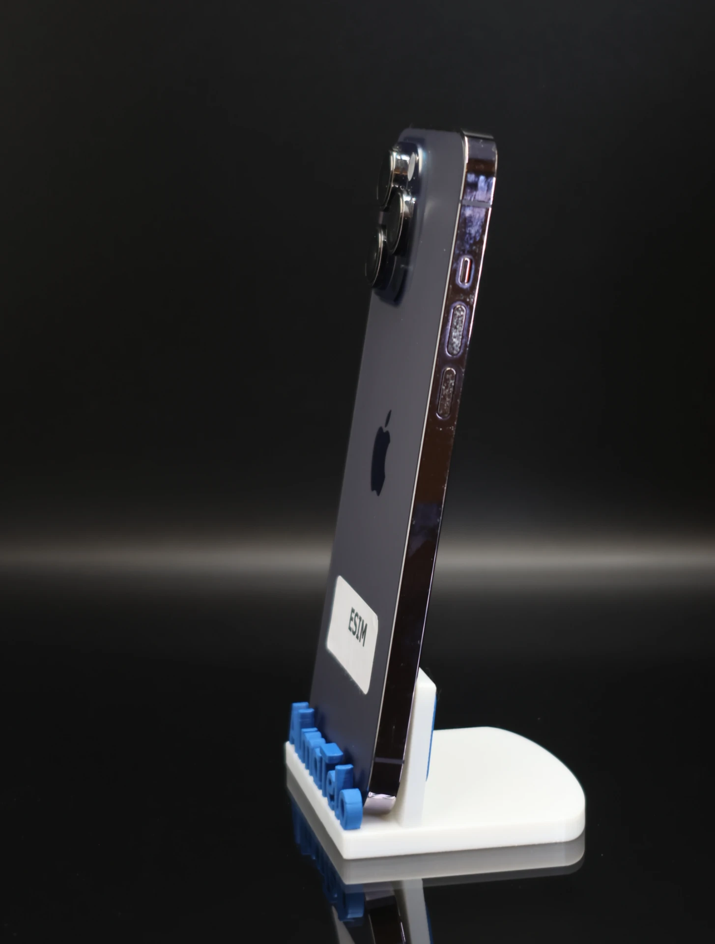 Apple iPhone 14 Pro Max eSIM 256 GB Deep Purple 100% akku - 12 HÓ GARANCIA