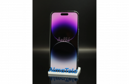 Apple iPhone 14 Pro Max eSIM 256 GB Deep Purple 100% akku - 12 HÓ GARANCIA