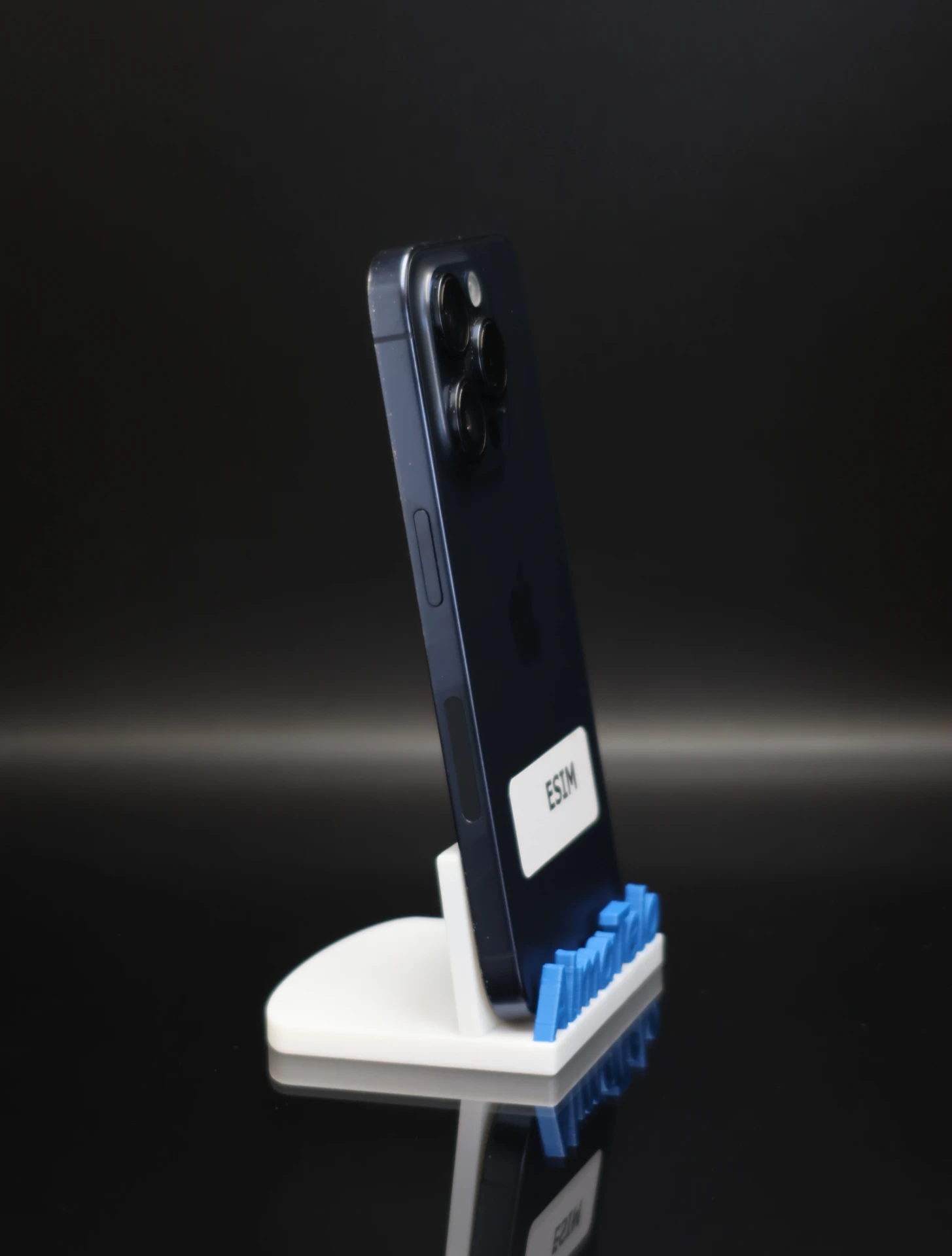 Apple iPhone 15 Pro eSIM 256 GB Blue Titanium 100% akku - 12 HÓ GARANCIA