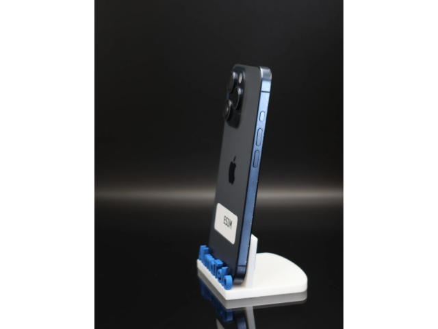 Apple iPhone 15 Pro eSIM 256 GB Blue Titanium 100% akku - 12 HÓ GARANCIA