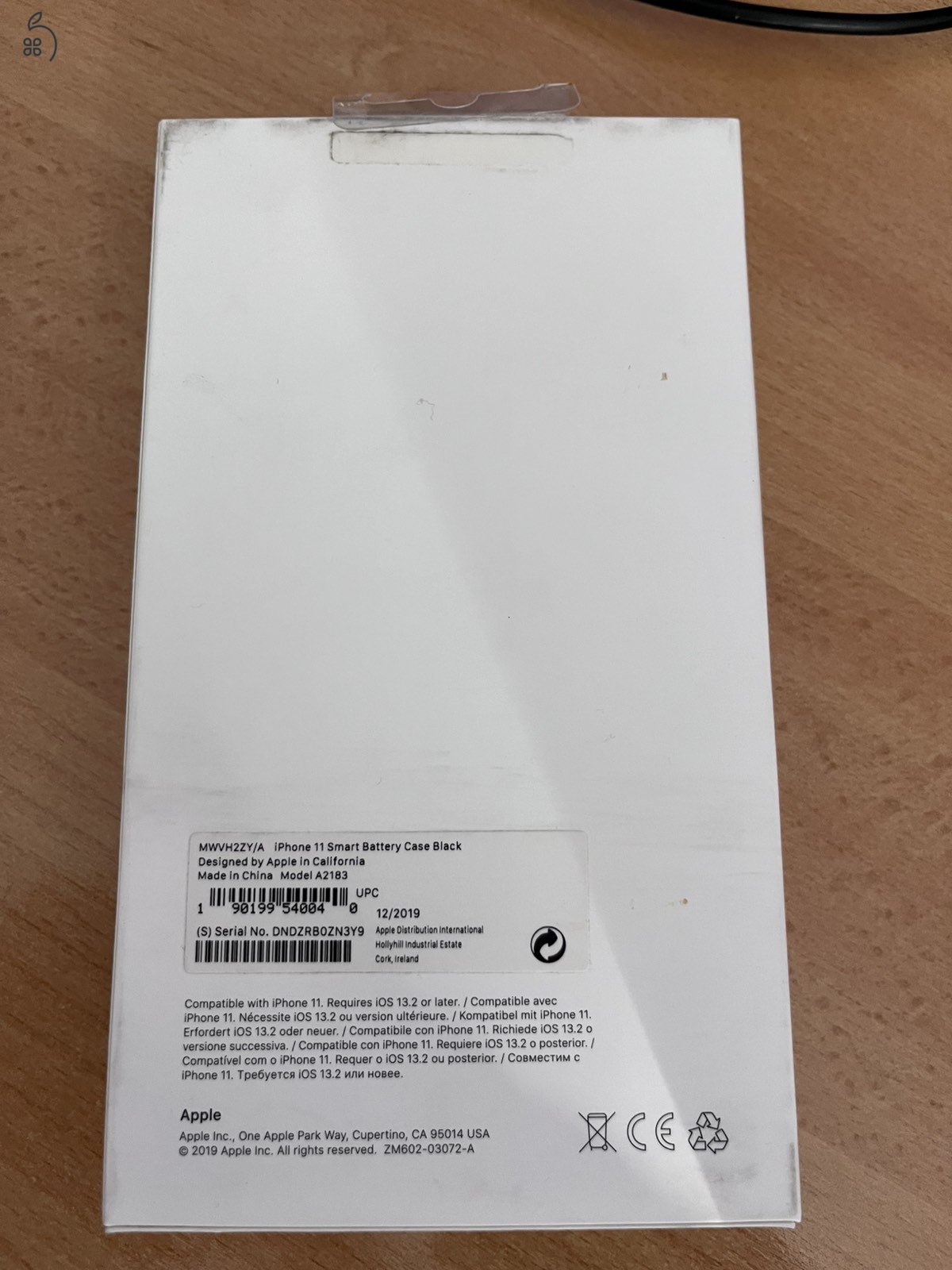 iPhone 11 Smart Battery Case – fekete A2183 
