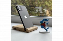 GYÖNYÖRŰ iPhone 12 64GB Black -1 ÉV GARANCIA - Kártyafüggetlen, MS3654