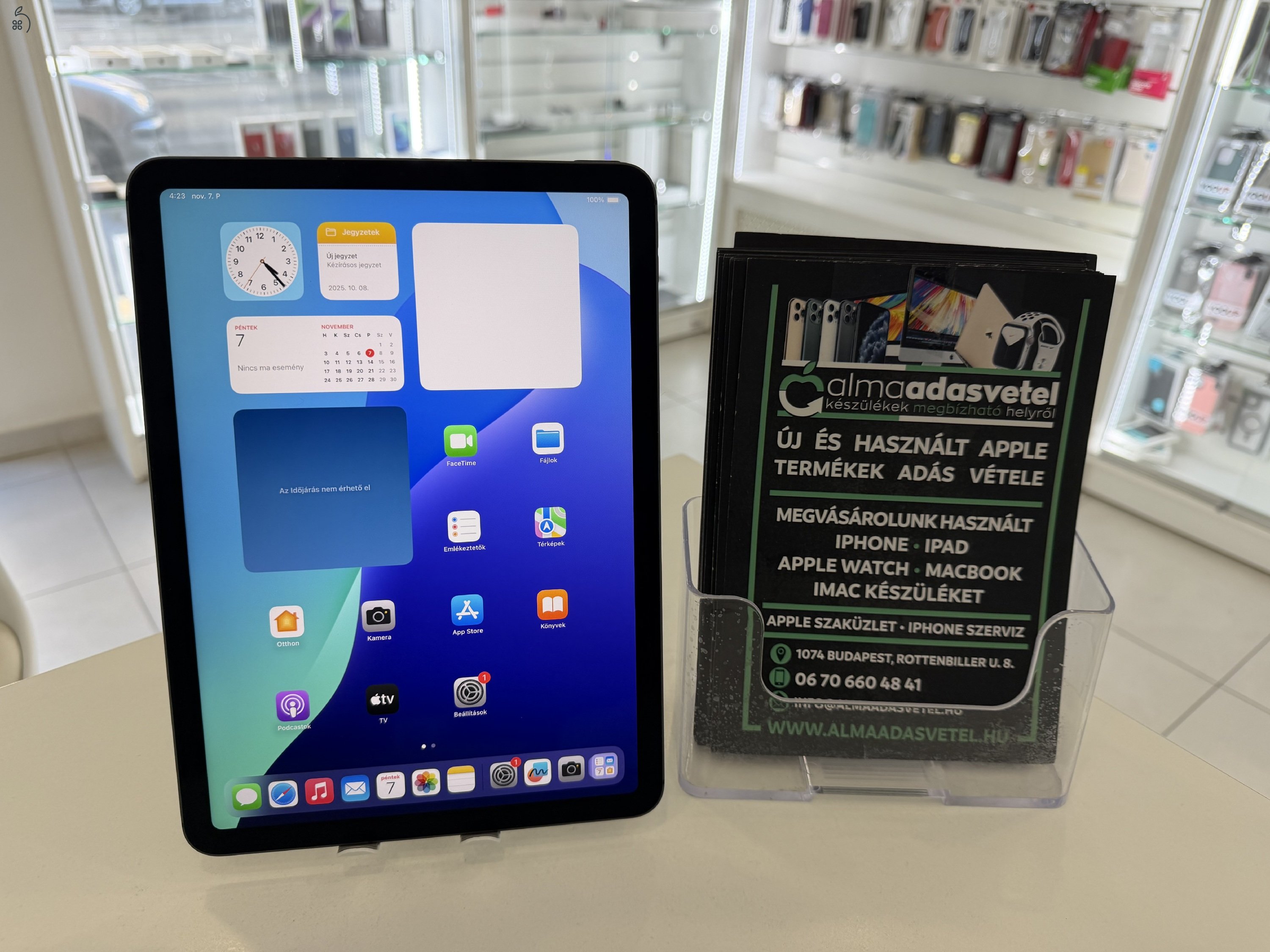 iPad Air 4 64GB Cellular Újszerű/1-3 hónap gar./Akku 89%/p4551