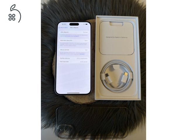 Hibátlan újszerű Rózsaszín iPhone 15 Plus 128 GB - üvegfóliával, kameravédővel, tokkal