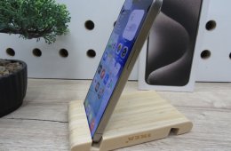 Apple iPhone 15 Pro – Natural Titanium – ProMotion 120 Hz, A17 Pro, USB-C – 128 GB – Használt, megkímélt – 100% akku – 3 hónap garancia