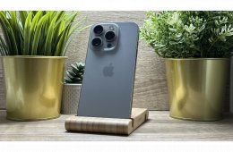 iPhone 15 Pro 128GB Szürke, Független - Garancia, Számla 