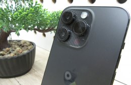 Apple iPhone 14 Pro – Graphite – ProMotion 120 Hz, 48 MP kamera, Dynamic Island – 128 GB – Használt, megkímélt – 100% akku – 3 hónap garancia