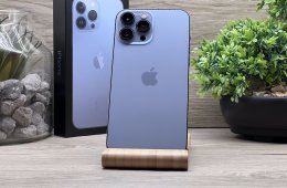 Hibátlan iPhone 13 Pro Max Sierra Blue 128GB 2 ÉV Garanciával Számlával 91 % Akku