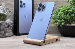 Hibátlan iPhone 13 Pro Max Sierra Blue 128GB 2 ÉV Garanciával Számlával 91 % Akku