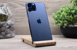 Hibátlan iPhone 12 Pro Max Pacific Blue 128GB 2 ÉV Garanciával Számlával 90% Akku