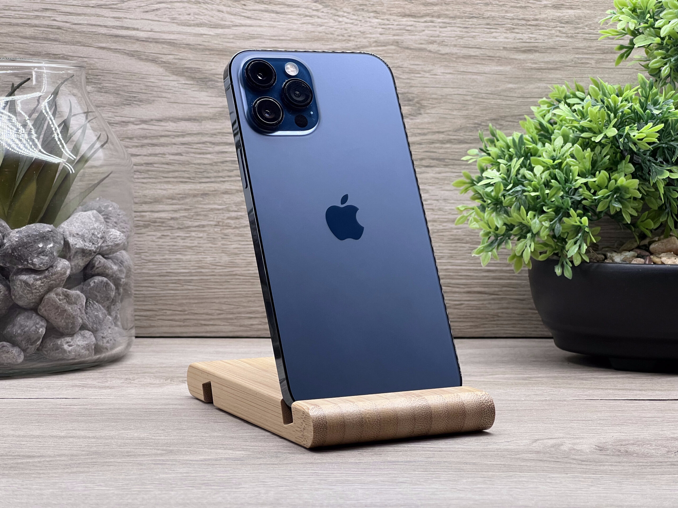 Hibátlan iPhone 12 Pro Max Pacific Blue 128GB 2 ÉV Garanciával Számlával 90% Akku