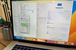 MacBook Pro 15 2017 i7 3.1 GHz 4-mag 16 GB RAM 2 TB SSD 44 ciklus 100% ciklus