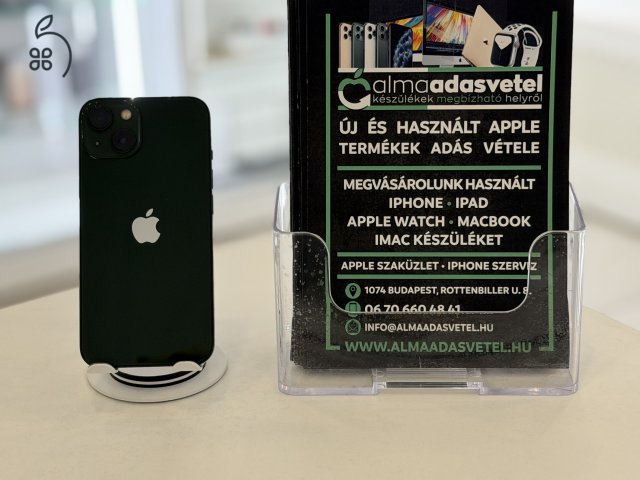 iPhone 13 128GB Független Megkímélt/1-3 hónap gar./Akku 89%/p4559