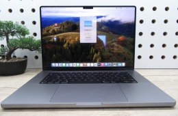 Apple MacBook Pro 16” (2021, M1 Max) – Liquid Retina XDR + ProMotion 120 Hz, brutál erő – 64 GB RAM – 500 GB SSD – Használt, szép állapot – 333 ciklus / 87% akku – 3 hónap garancia