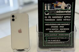 iPhone 11 64GB Független Megkímélt/1-3 hónap gar./Akku 100%/z35e