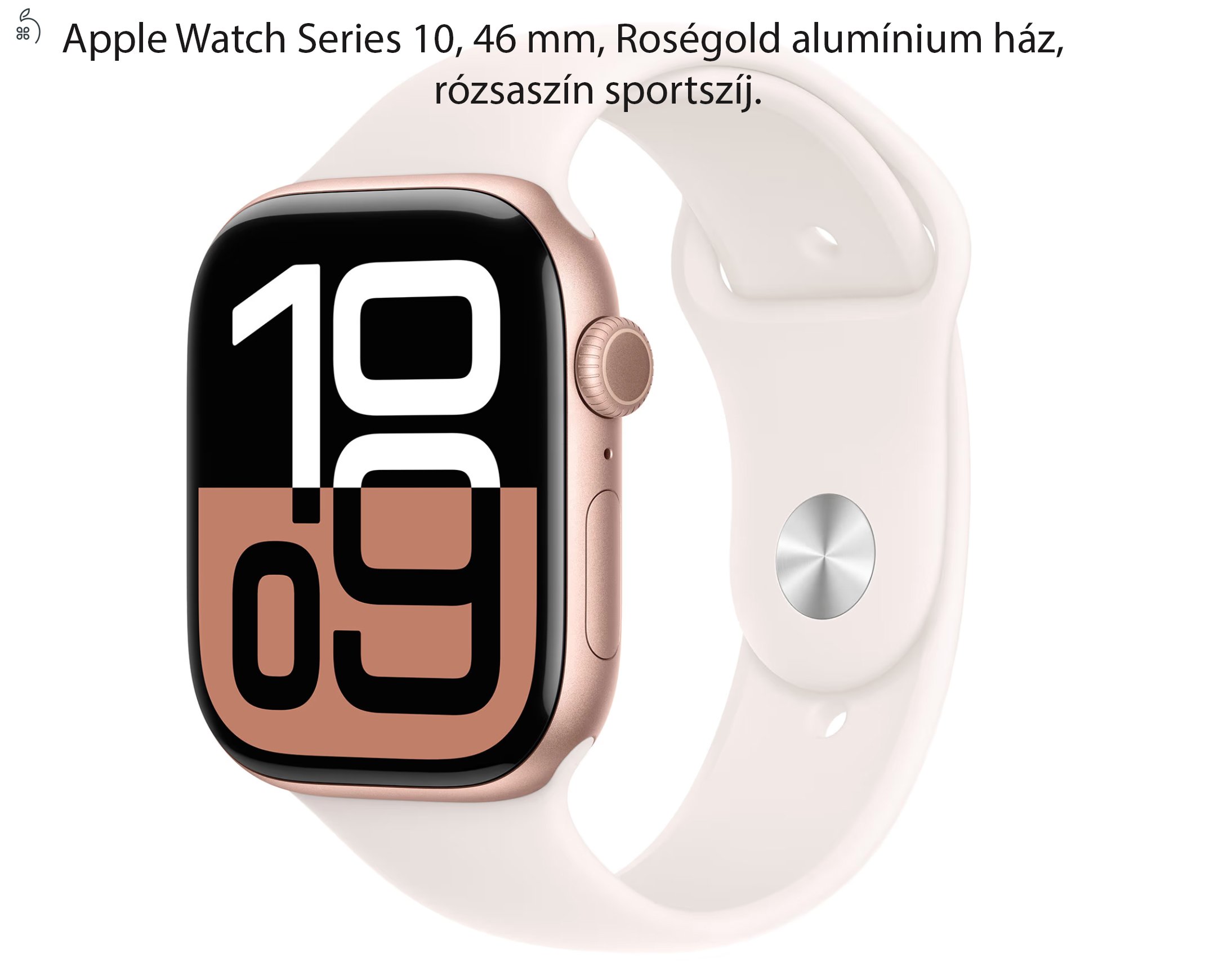 Bontatlan, új Apple Watch  GPS, Series 10, 46 mm, Silver Space Gray, eladó!
