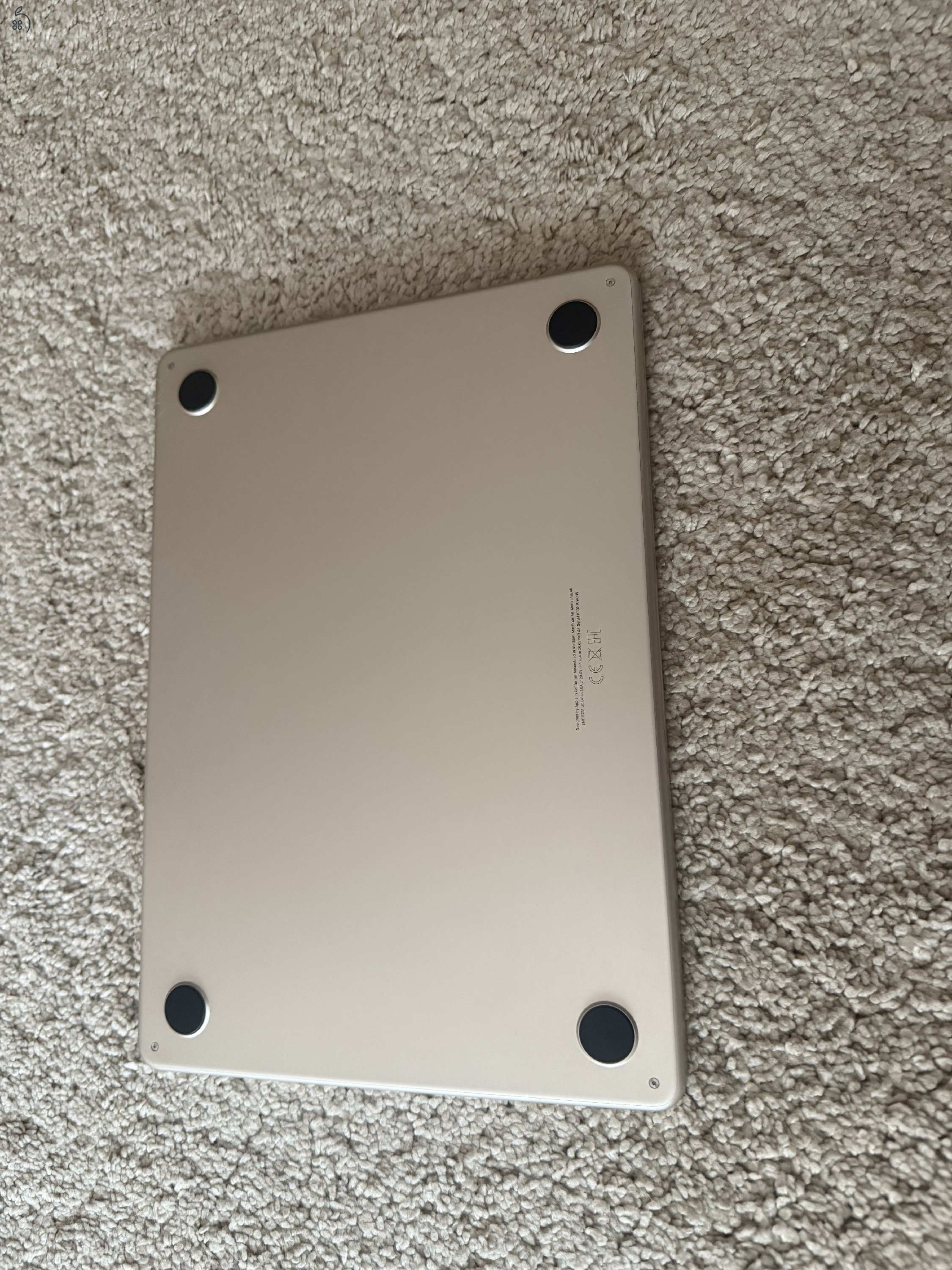 Macbook Air 13' M4- 16 Gb, 13 hüvelyk 512 gb tárhely- garanciával