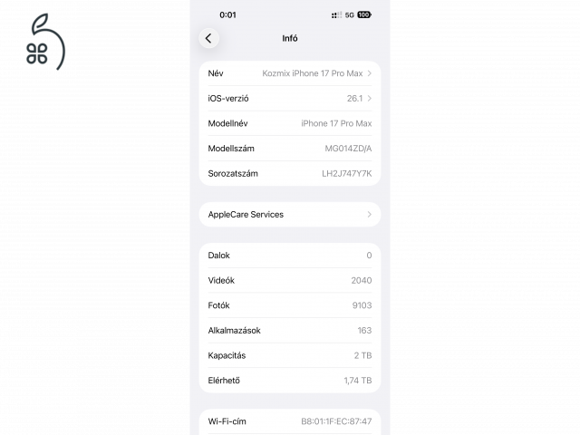 iPhone 17 Pro Max Deep 2 Tb
