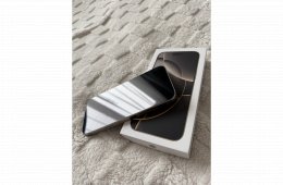 iPhone 16 Pro Max 256GB Natúr Titán, Szép Állapotú, Akku 100%, 2026 Júliusig Garancia