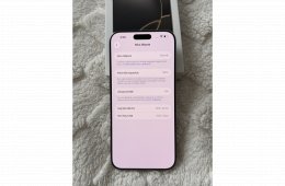 iPhone 16 Pro Max 256GB Natúr Titán, Szép Állapotú, Akku 100%, 2026 Júliusig Garancia