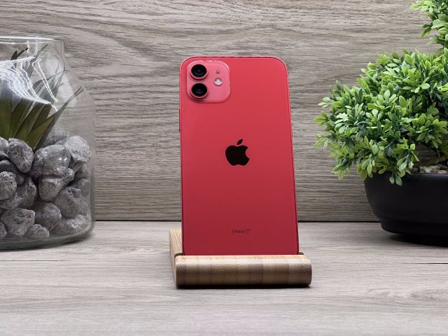 Hibátlan iPhone 12 Red 128GB 2 ÉV Garanciával Számlával 100% Akku