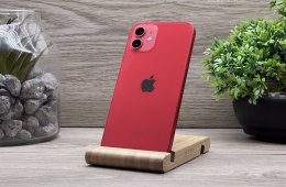 Hibátlan iPhone 12 Red 128GB 2 ÉV Garanciával Számlával 100% Akku