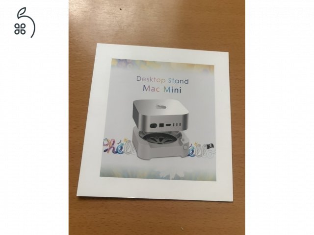 Mac mini M4 hőelvezető és porvédő állvány.