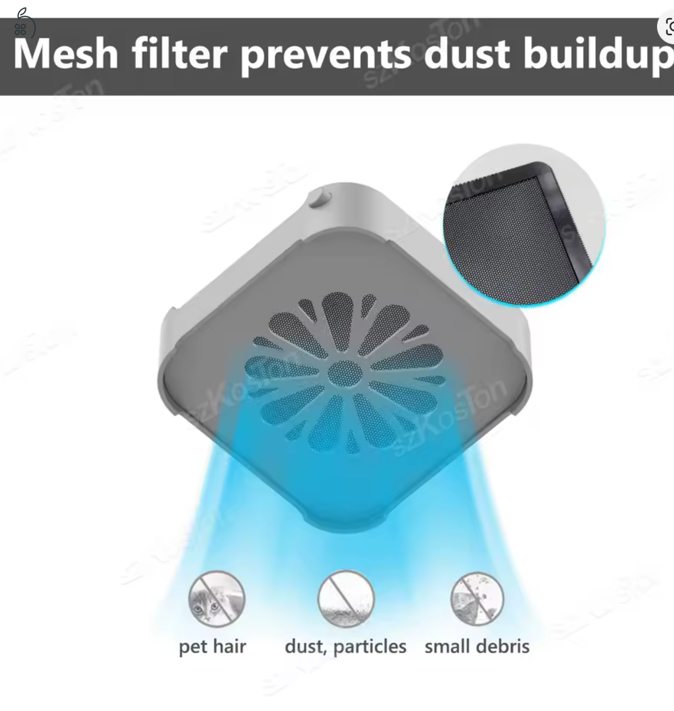 Mac mini M4 hőelvezető és porvédő állvány.