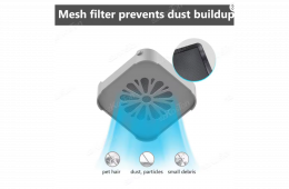 Mac mini M4 hőelvezető és porvédő állvány.